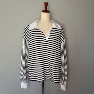 Addison Bay Soft Luxe Annie Rugby Sweatshirt size XL